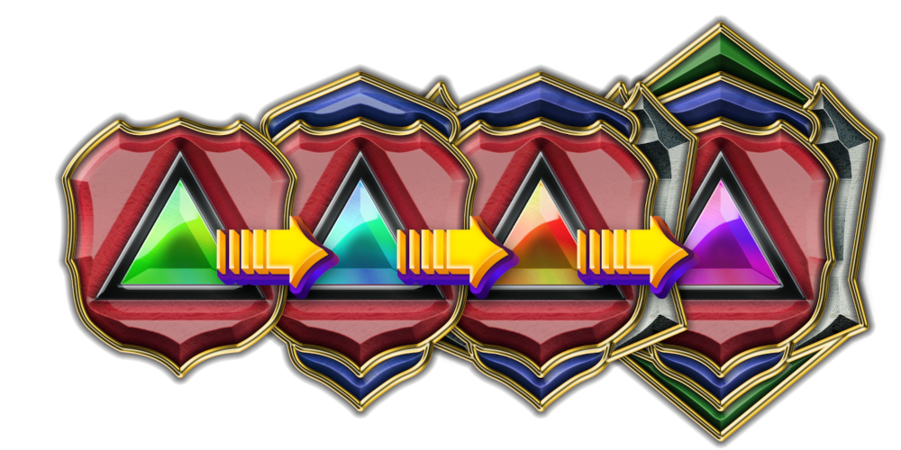 VIP to Elite to Titan to Legend rank upgrade path